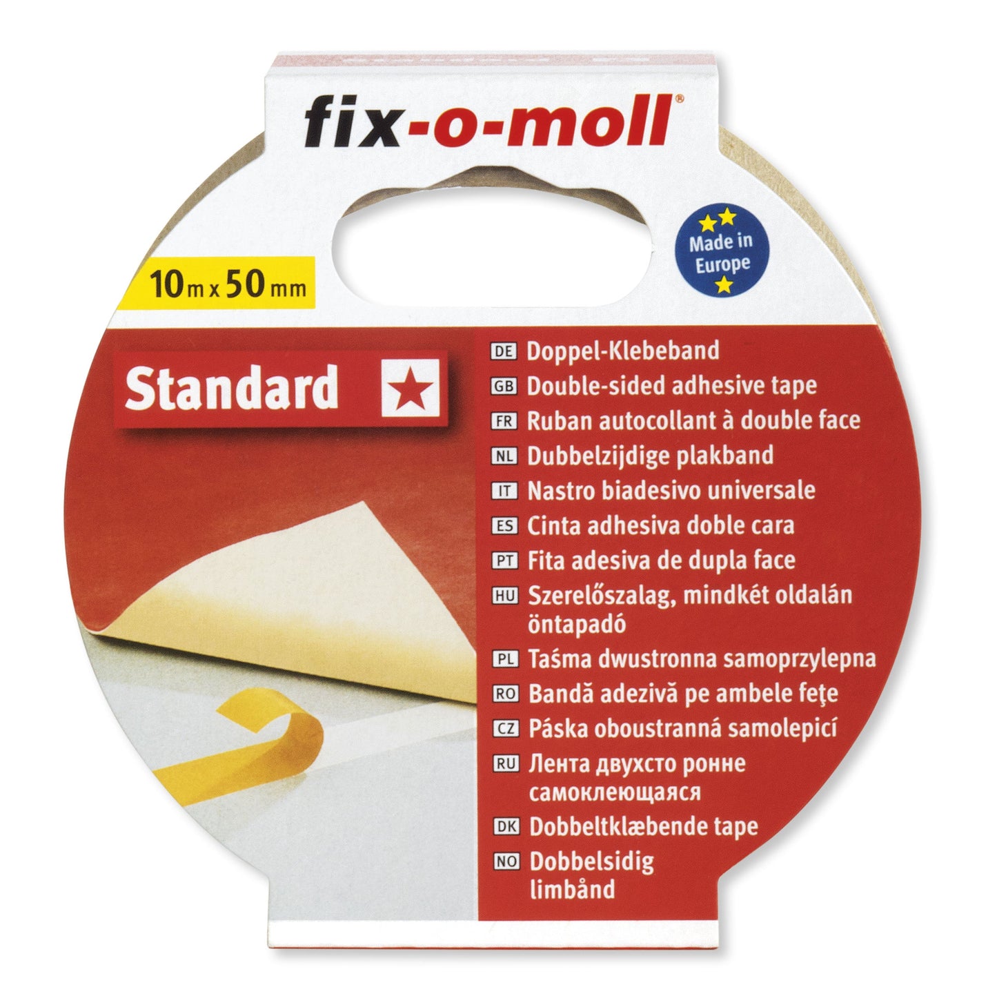 Teppetape Beige 10mx50mm