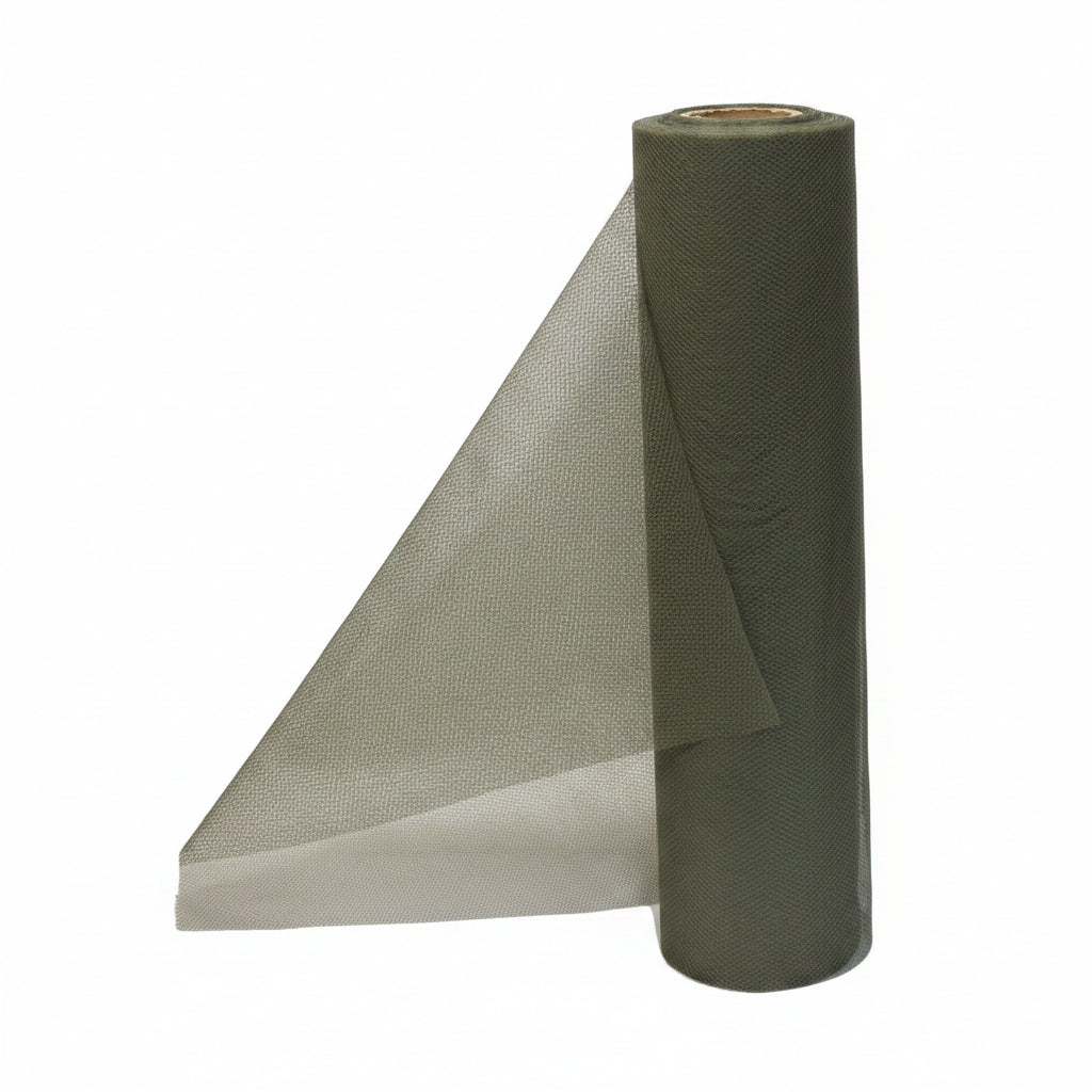insektnetting grå glassfiber armert 1,20 m x 50 m *