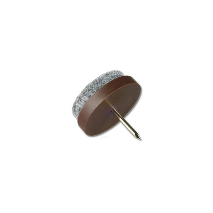 Filtknott m stift Brun 28mm (4 stk)