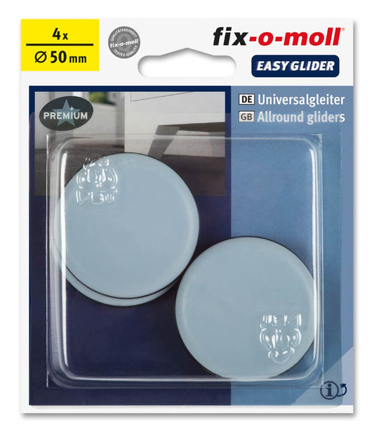 Flyttebrikker 50mm (4 stk)