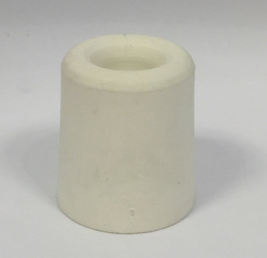Dørstopper gummi hvit 35mm (2 stk)