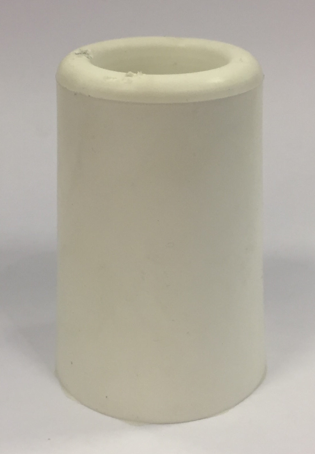 Dørstopper gummi hvit 75mm (1 stk)