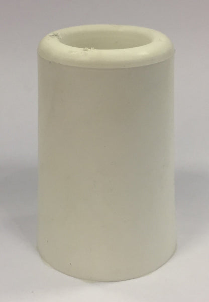 Dørstopper gummi hvit 75mm (1 stk)