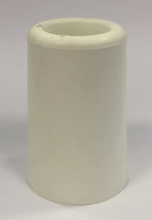 Dørstopper gummi hvit 75mm (1 stk)