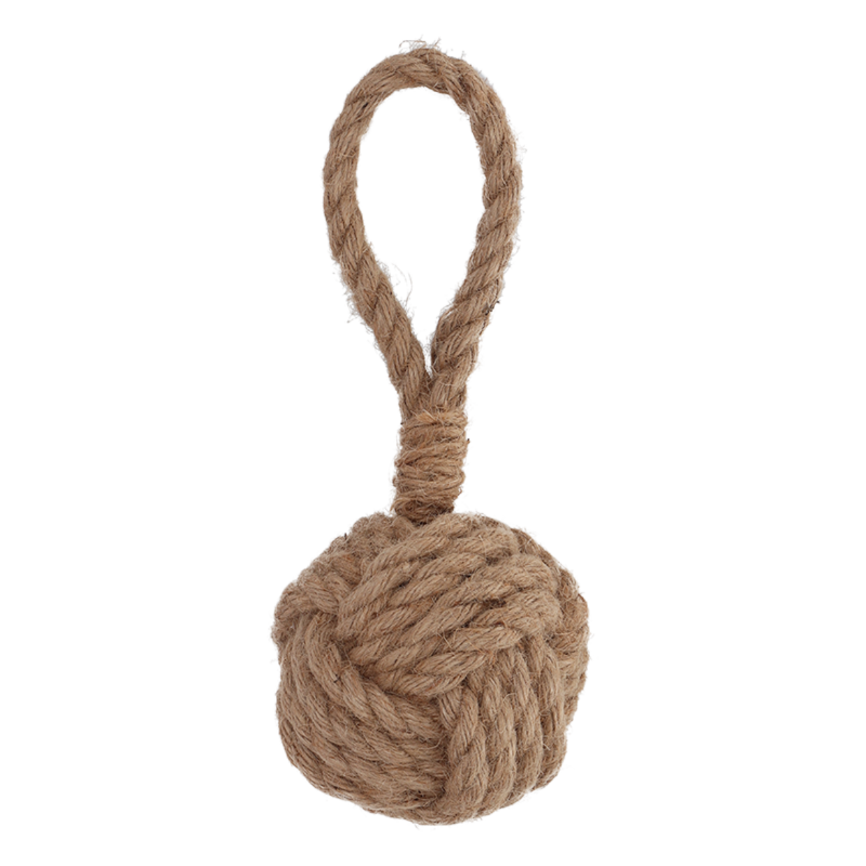 DØRSTOPPER KNUTEN  F HÅNDTAK jute 336gr Ø10,8