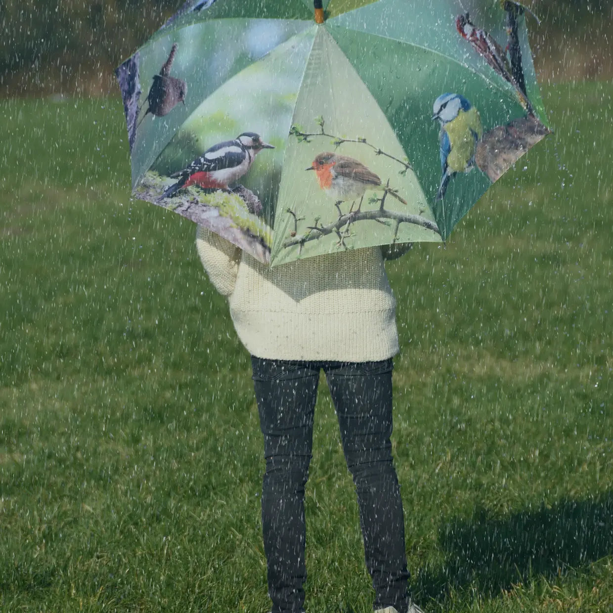 Paraply Birds (Ø120 cm/95 cm)