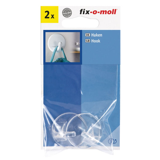 Limkrok Transparent Rund (2 stk)
