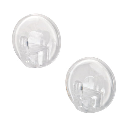 Limkrok Transparent Rund (2 stk)