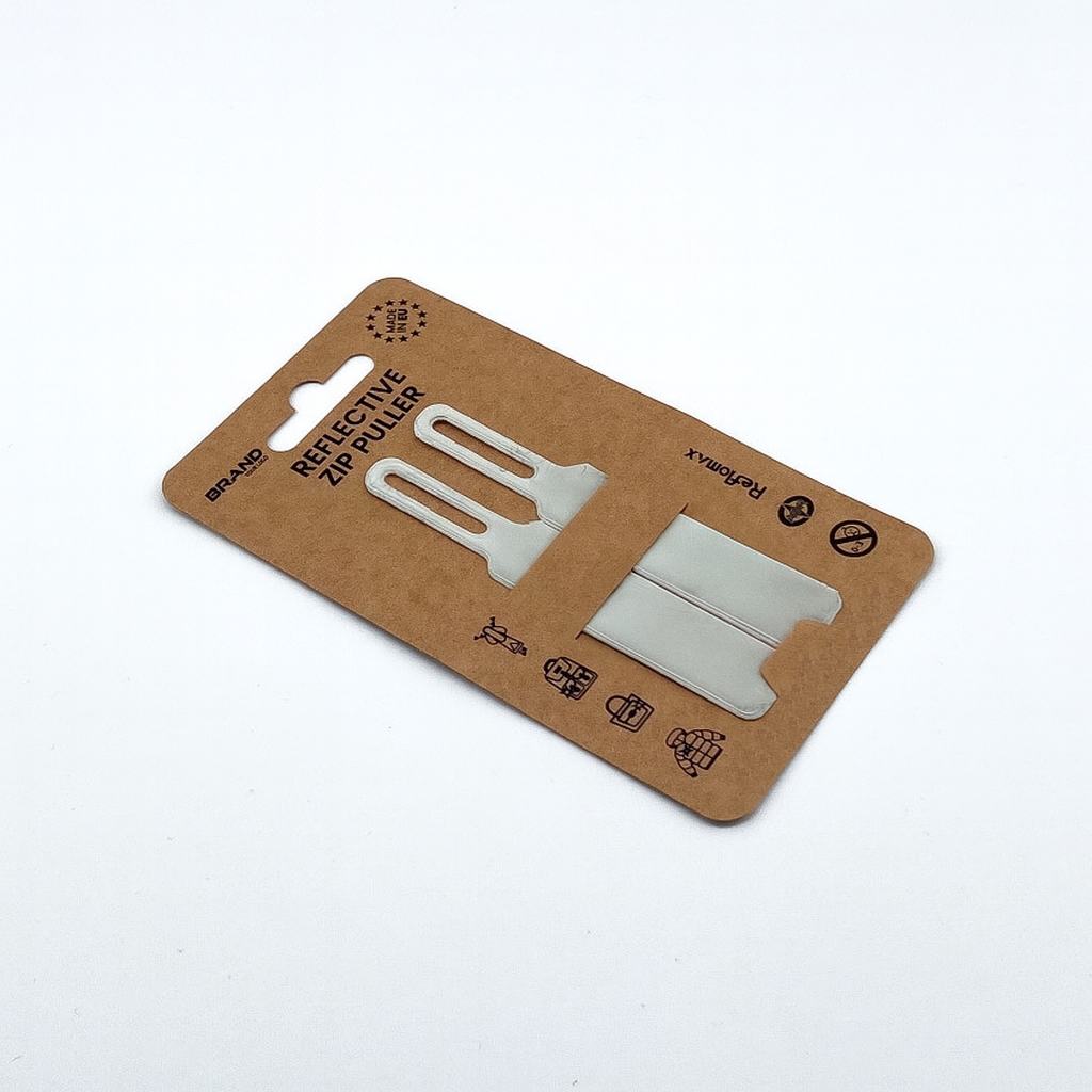 Refleks Zip puller 17,6mm x 10cm 2stk