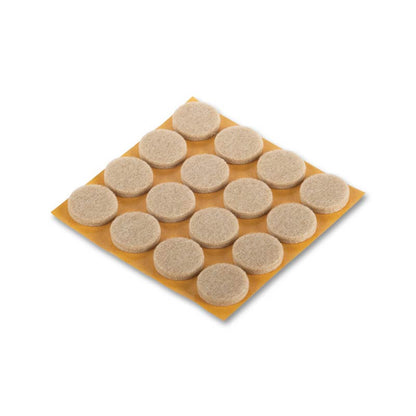 Filtknott Beige Bigduo  22mm (16 stk)