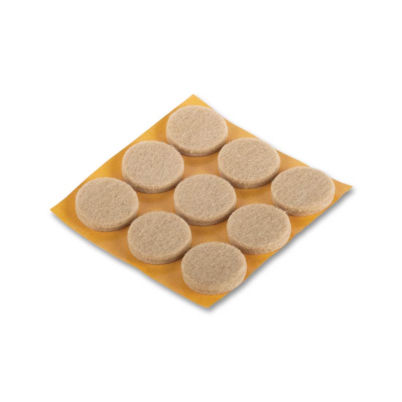 Filtknott Beige Bigduo  25mm (9 stk)
