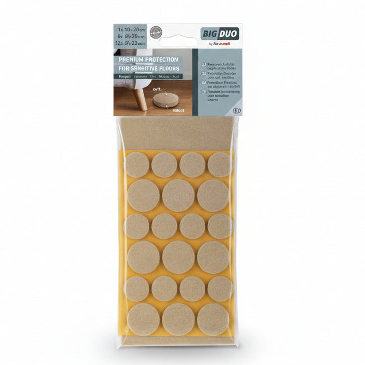 Filtknott Beige Bigduo Kampanje 22 stk