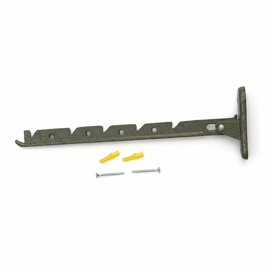 Luftestang metall lakkert grå 16 cm