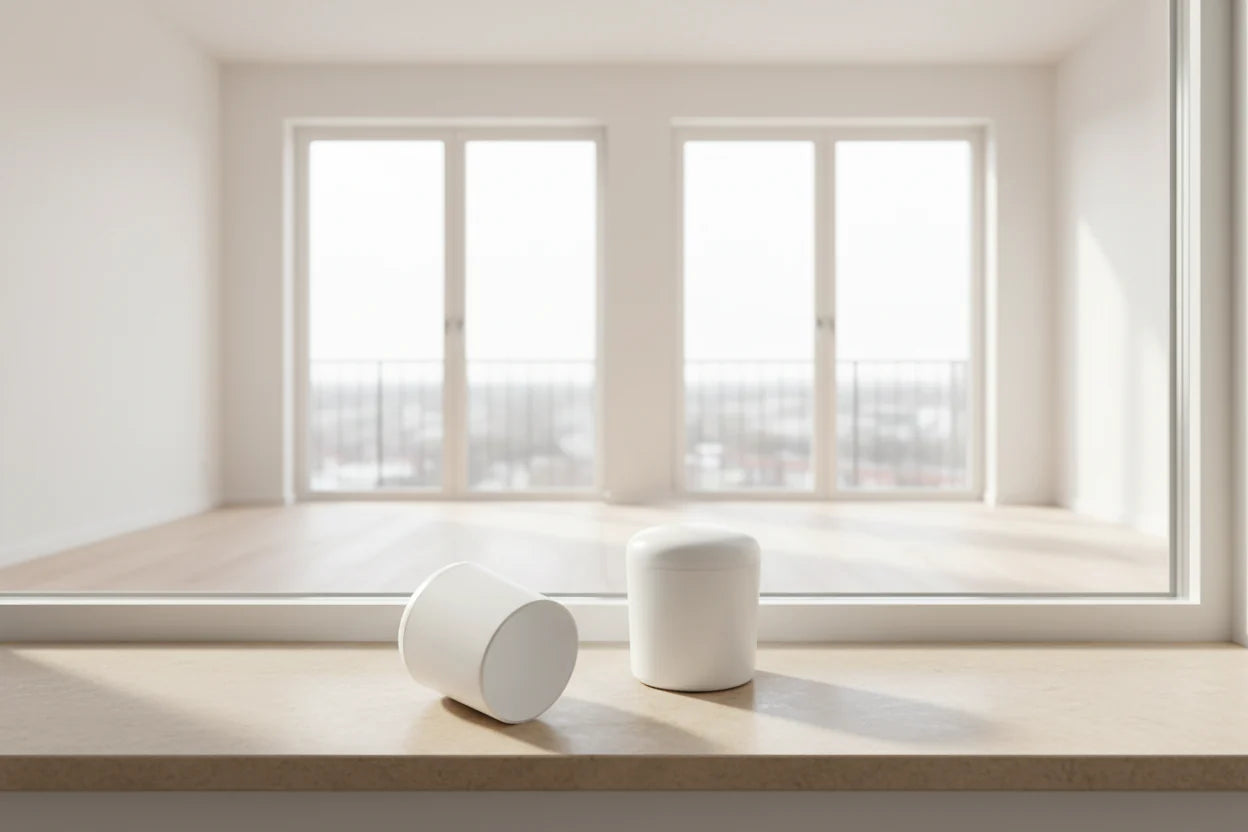 Stolbenhylse Hvit 16mm (4 stk)