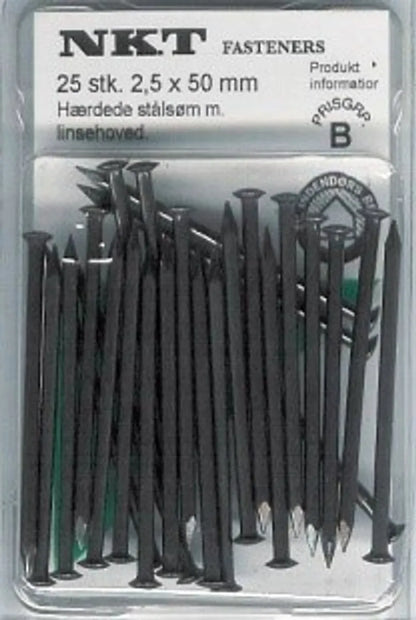 Stålspiker herdet 2.5x50mm *B