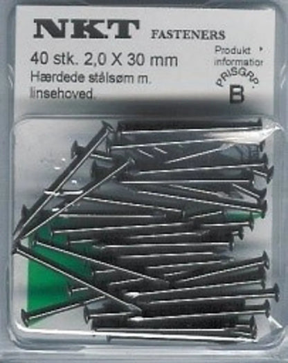 Stålspiker herdet 2 x30mm *B